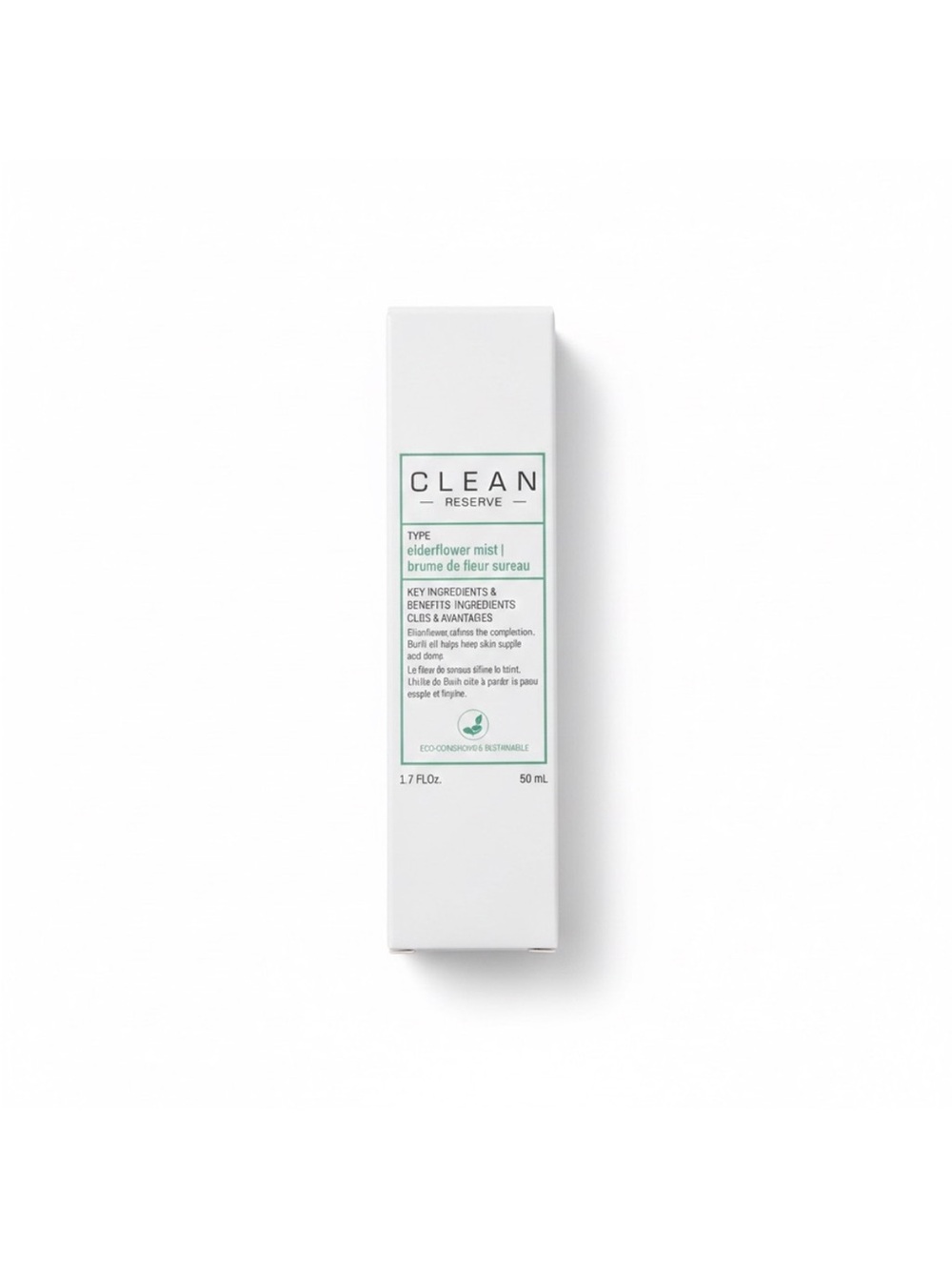 Clean Reserve Elderflower Toner Mist